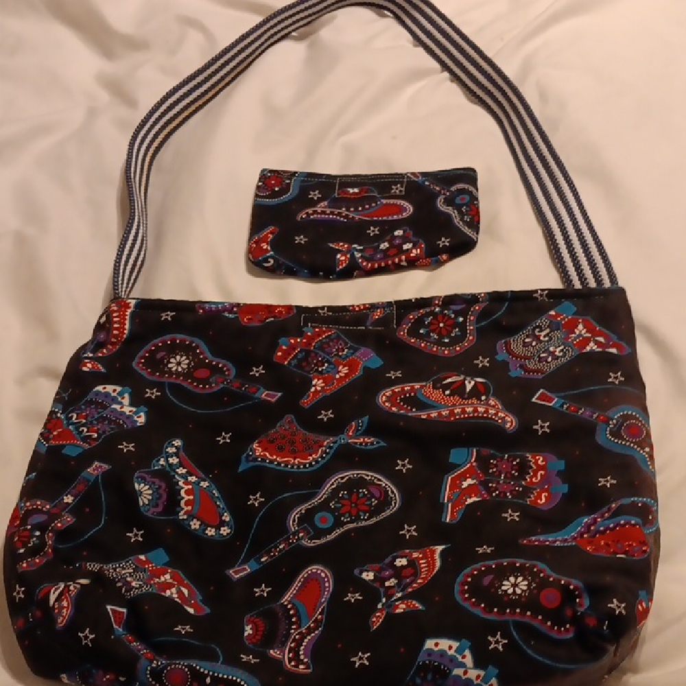 Colorful Patterned Women's Shoulder Bag